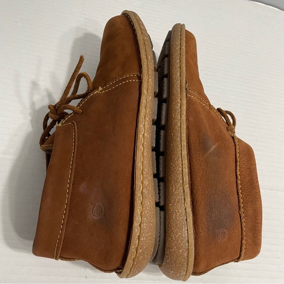BORN Boots Chukka Loafer Lightweight Leather Boho Nuala  size 7 38 rust brown - Picture 8 of 12